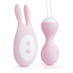 BOOM Rabbit&Balls 2v1  vibrační vajíčko růžové 
