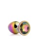 Gleaming Love anální kolík Multicolor duhový kamínek L