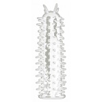 Spiky Penis Extension návlek na penis - čirý